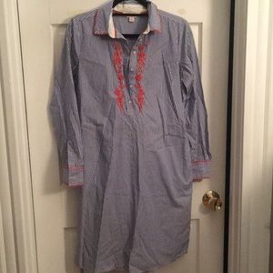 Brooks Brothers Red Fleece Shirtdress
